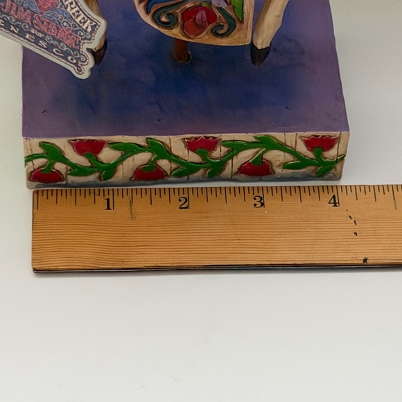 Jim Shore Dash Away Reindeer Heartwood Creek Blanket Antlers 2004 READ! As is - Picture 5 of 10